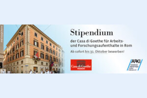 Stipendium Casa di Goethe